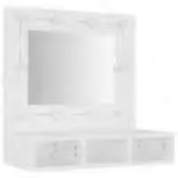 LED Spiegelschrank Weiß 60 cm