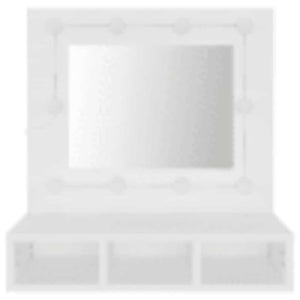 LED Spiegelschrank Weiß 60 cm
