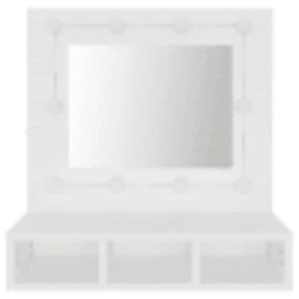 LED Spiegelschrank Weiß 60 cm
