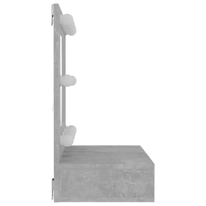 LED Spiegelschrank Betongrau 60cm