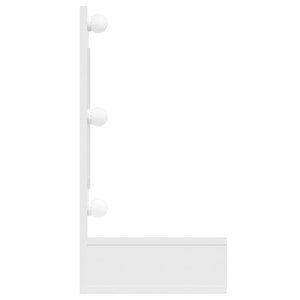 LED Spiegelschrank Weiß 90x62 cm