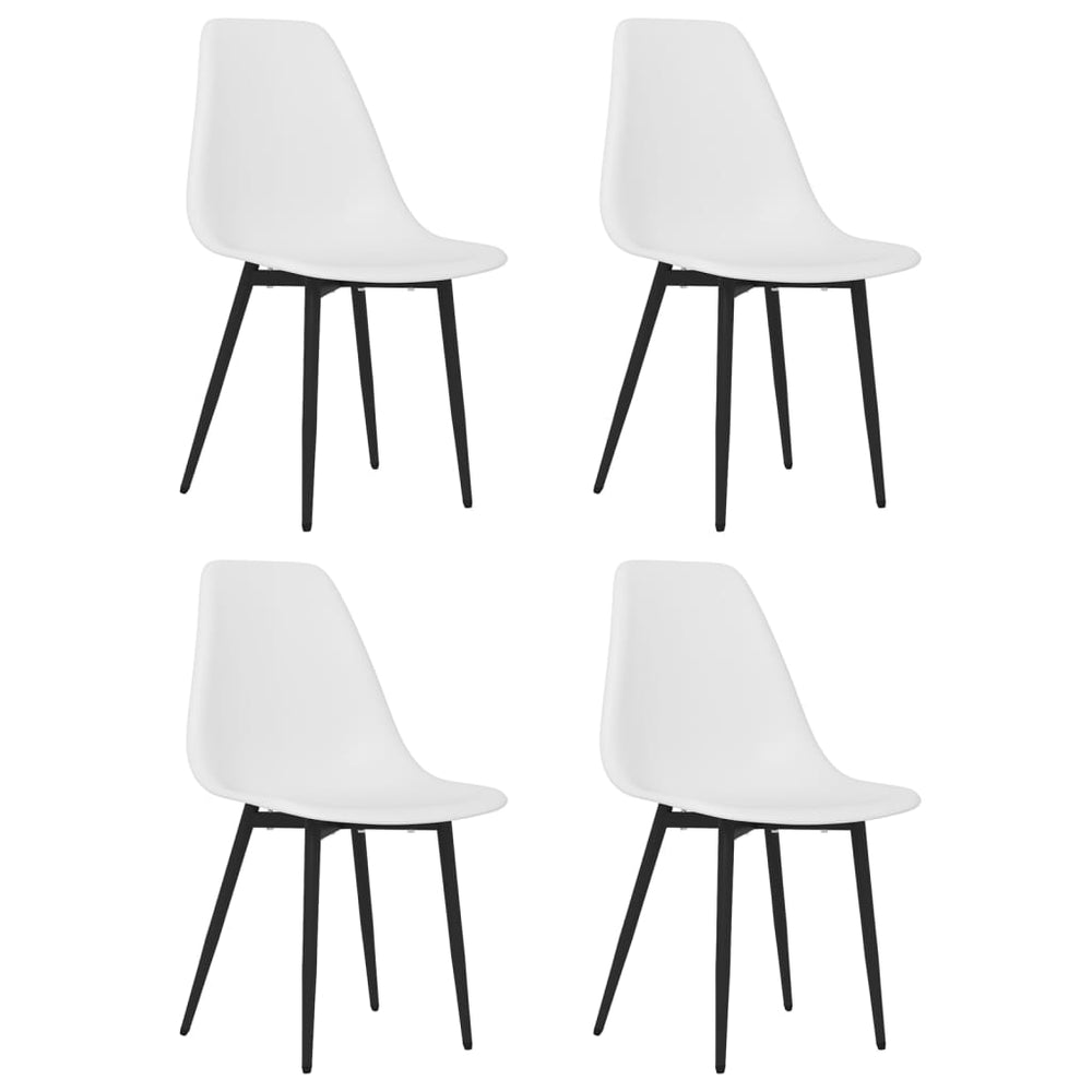 Esszimmerstühle 4er Set Weiß