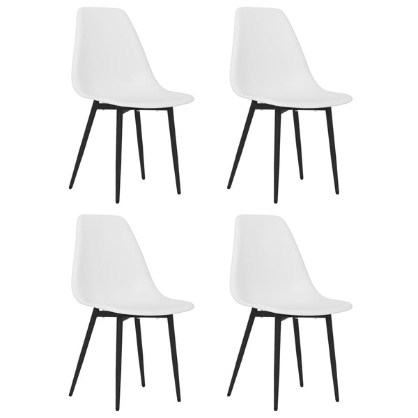 Esszimmerstühle 4er Set Weiß