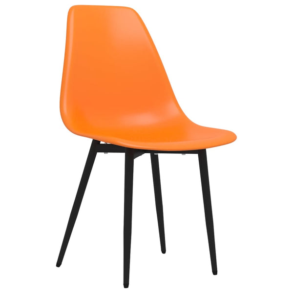 Orange Esszimmerstühle 4er Set