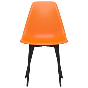 Orange Esszimmerstühle 4er Set