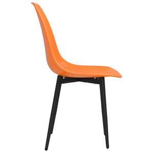 Orange Esszimmerstühle 4er Set