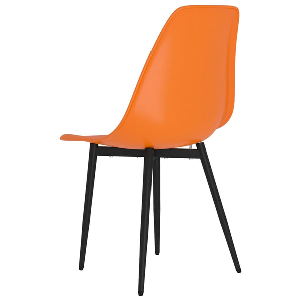 Orange Esszimmerstühle 4er Set