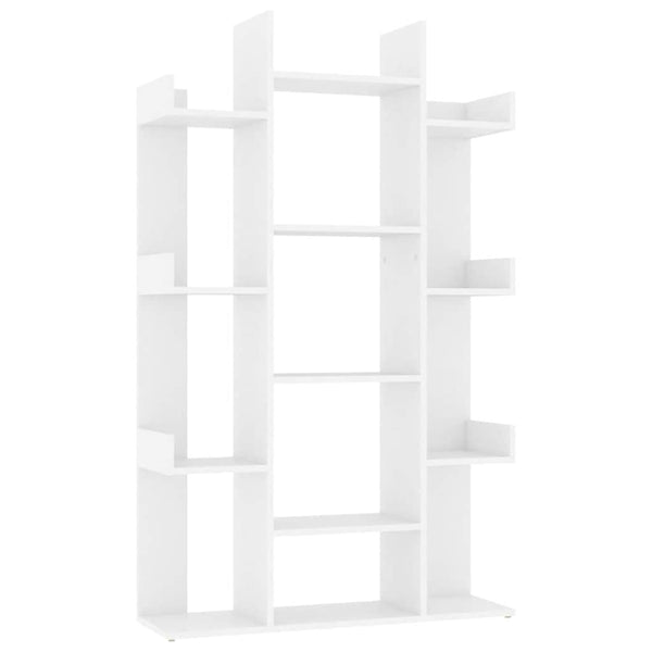 Weißes Bücherregal 86x25,5x140cm