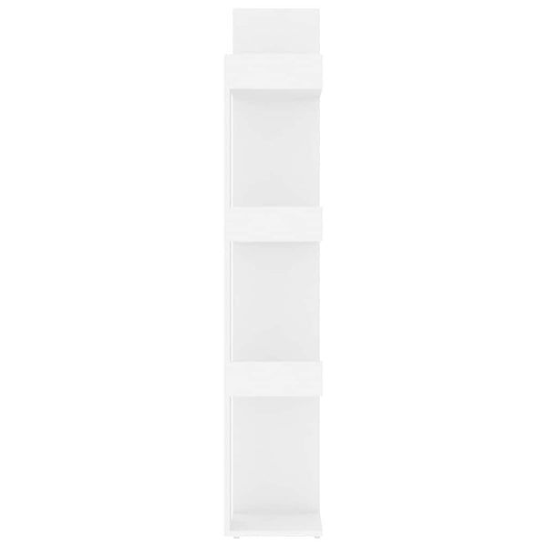 Weißes Bücherregal 86x25,5x140cm