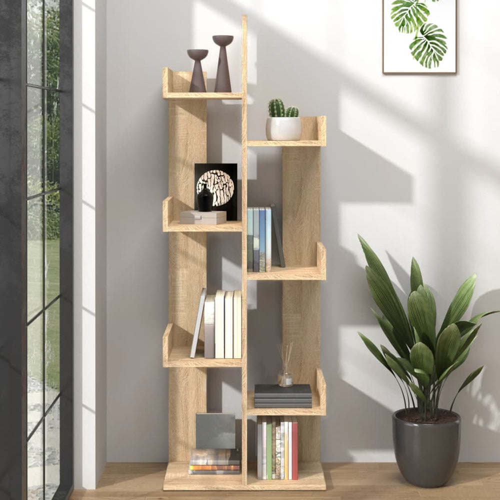 Bücherregal Sonoma Eiche 48x25,5x140 cm