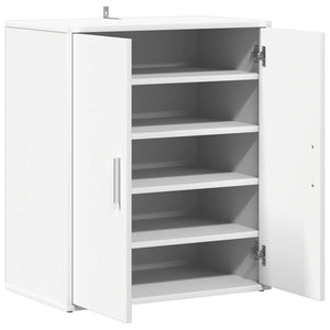 Weißer Schuhschrank 60x35x70 cm