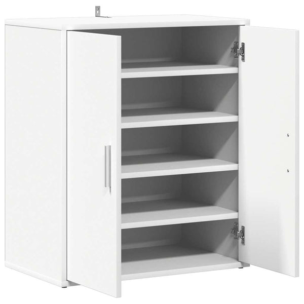 Weißer Schuhschrank 60x35x70 cm