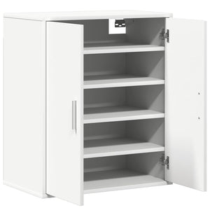 Weißer Schuhschrank 60x35x70 cm
