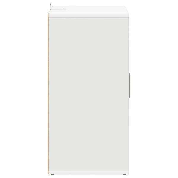Weißer Schuhschrank 60x35x70 cm