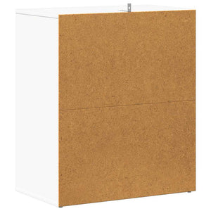 Weißer Schuhschrank 60x35x70 cm