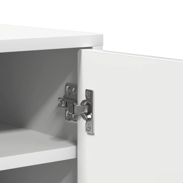 Weißer Schuhschrank 60x35x70 cm
