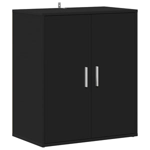 Schuhschrank Schwarz 60x35x70 cm
