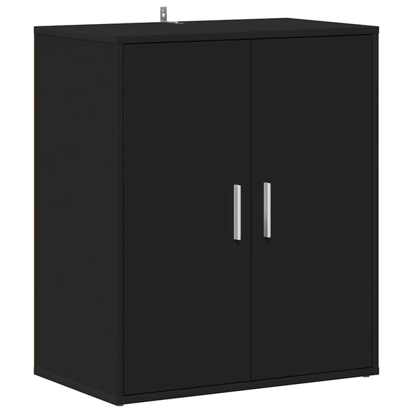 Schuhschrank Schwarz 60x35x70 cm