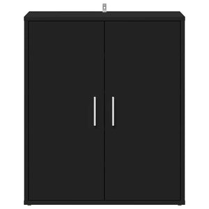 Schuhschrank Schwarz 60x35x70 cm