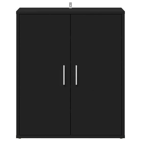 Schuhschrank Schwarz 60x35x70 cm