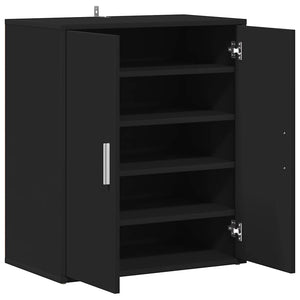Schuhschrank Schwarz 60x35x70 cm