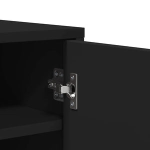 Schuhschrank Schwarz 60x35x70 cm