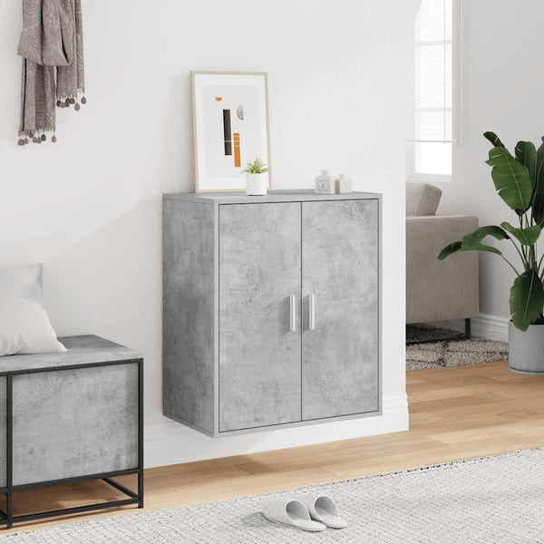 Schuhschrank Betongrau 60x35x70cm
