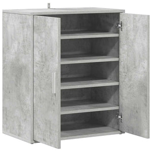 Schuhschrank Betongrau 60x35x70cm