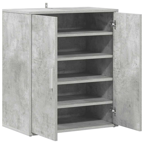 Schuhschrank Betongrau 60x35x70cm