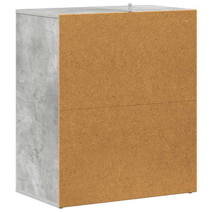 Schuhschrank Betongrau 60x35x70cm