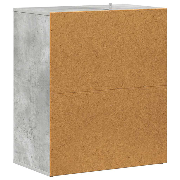Schuhschrank Betongrau 60x35x70cm