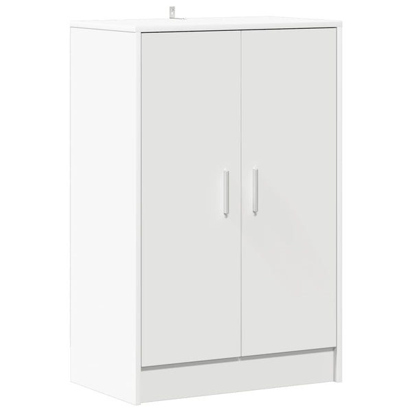 Weißer Schuhschrank 60 cm