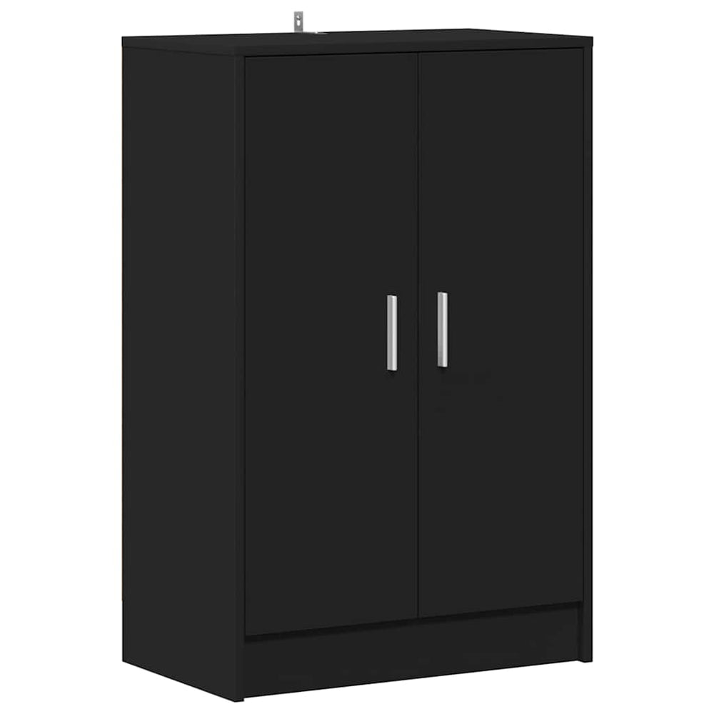 Schuhschrank Schwarz 60 cm