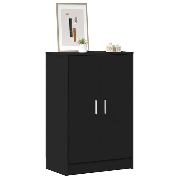 Schuhschrank Schwarz 60 cm
