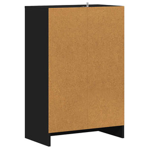 Schuhschrank Schwarz 60 cm