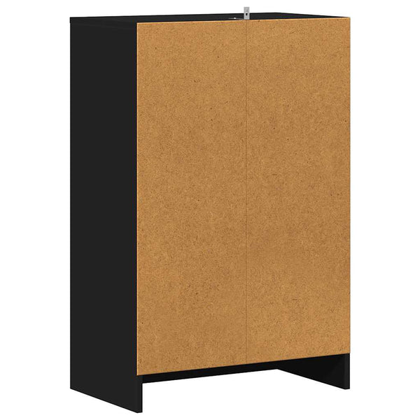 Schuhschrank Schwarz 60 cm