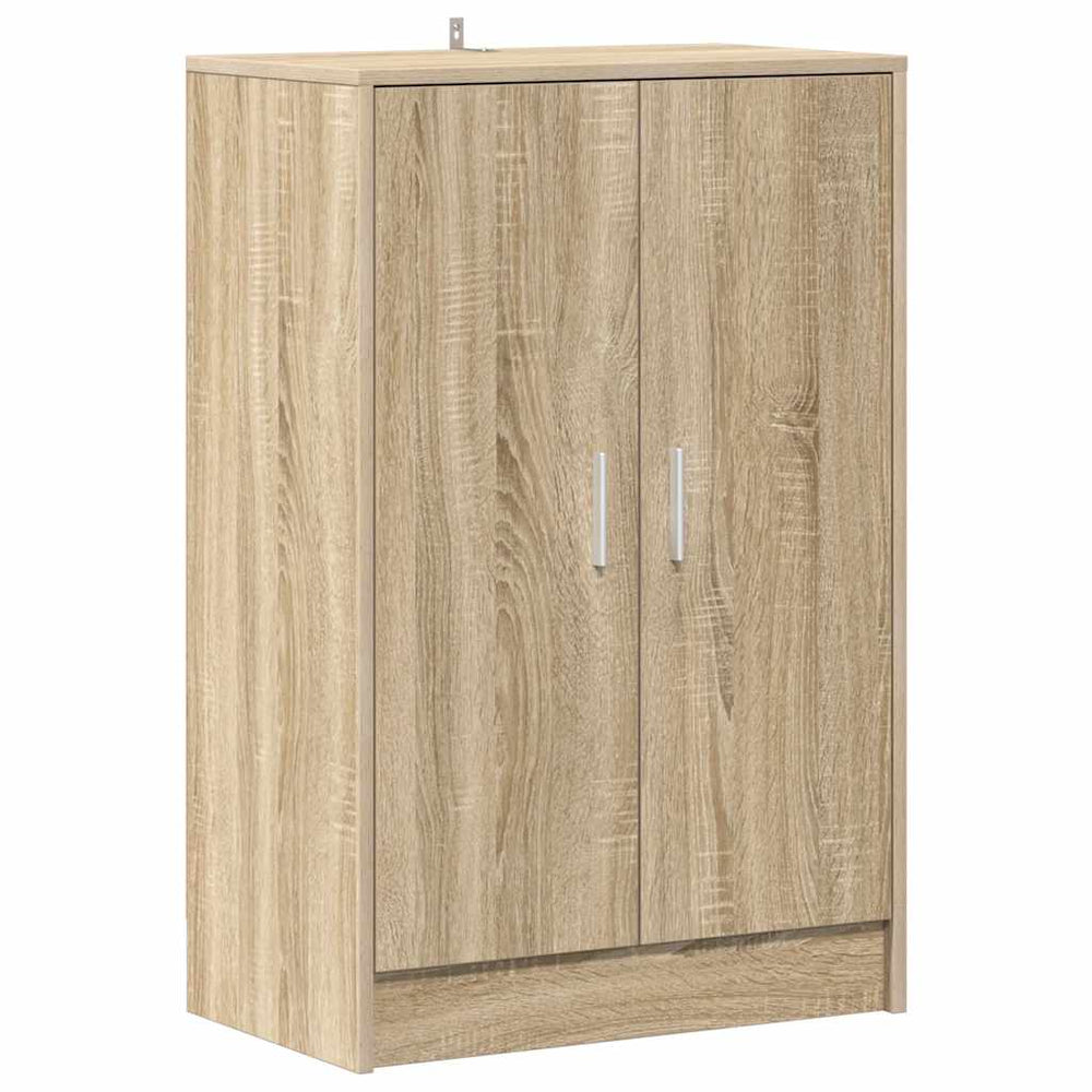 Schuhschrank Sonoma Eiche 60 cm