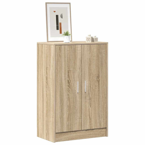 Schuhschrank Sonoma Eiche 60 cm