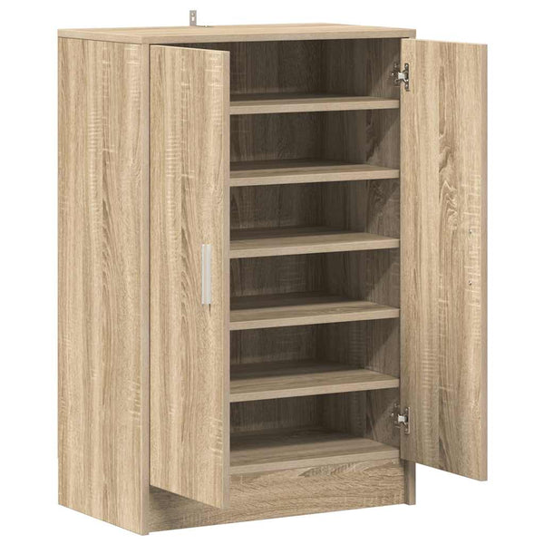 Schuhschrank Sonoma Eiche 60 cm