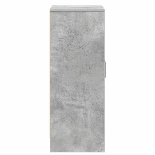 Betongrauer Schuhschrank 60x35x92 cm