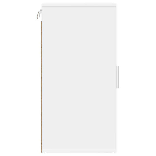 Weißer Schuhschrank 32x35x70 cm