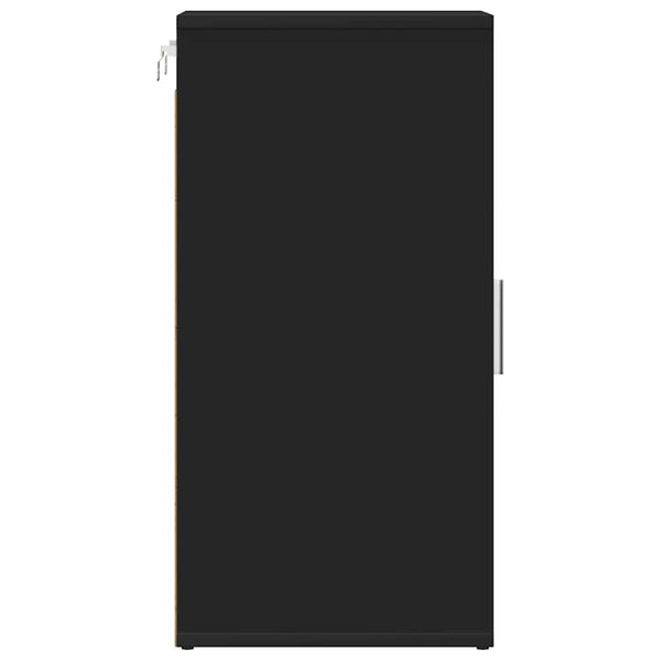 Schuhschrank Schwarz 32x35x70 cm