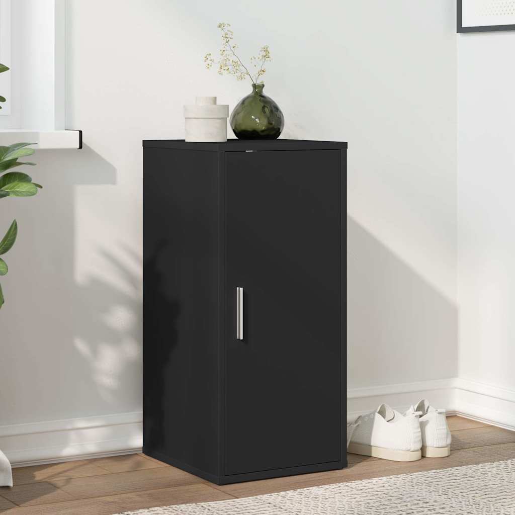 Schuhschrank Schwarz 32x35x70 cm