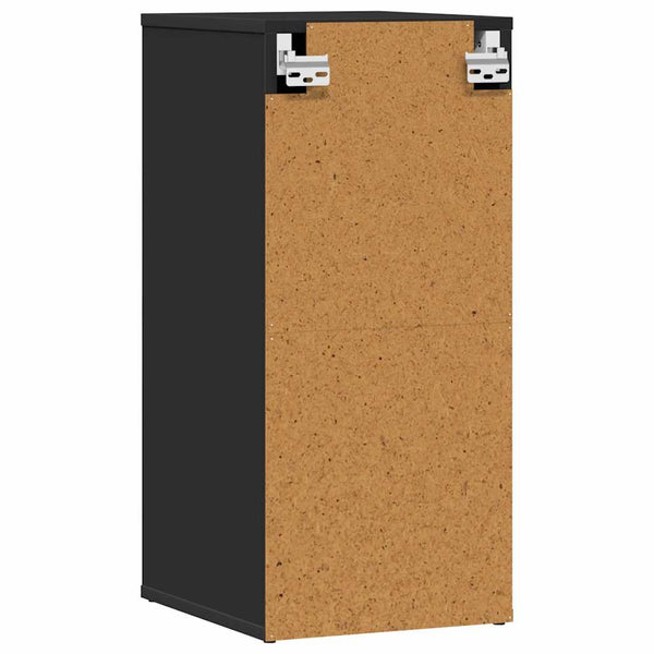 Schuhschränke Schwarz Holz 2er Set