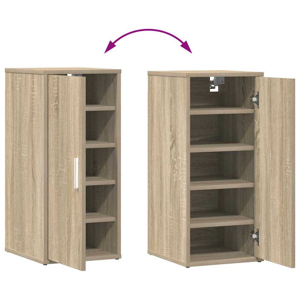 Schuhschrank Sonoma Eiche 32x35x70cm