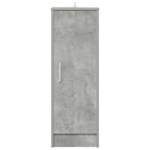 Schuhschrank Betongrau 32x35x92 cm