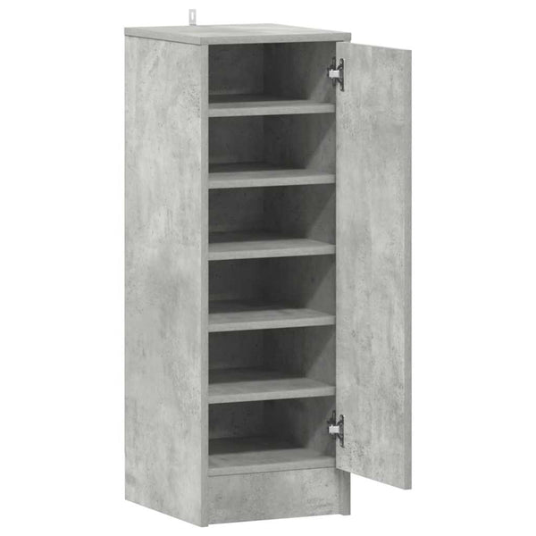 Schuhschrank Betongrau 32x35x92 cm