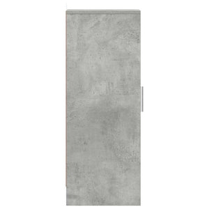 Schuhschrank Betongrau 32x35x92 cm