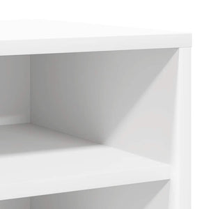 Weißer Schuhschrank mit 5 Fächern