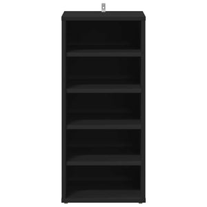 Schuhschrank Schwarz, 5 Fächer